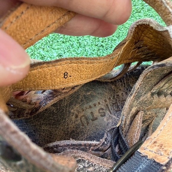 Bed Stu Claire III Brown Leather Huarache Women's SAndals - Picture 8 of 9